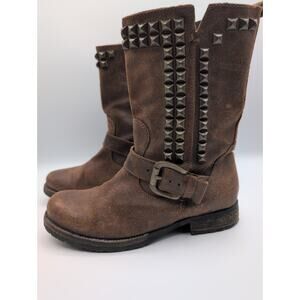 Steve Madden | Studded Moto Boot | Size 37
